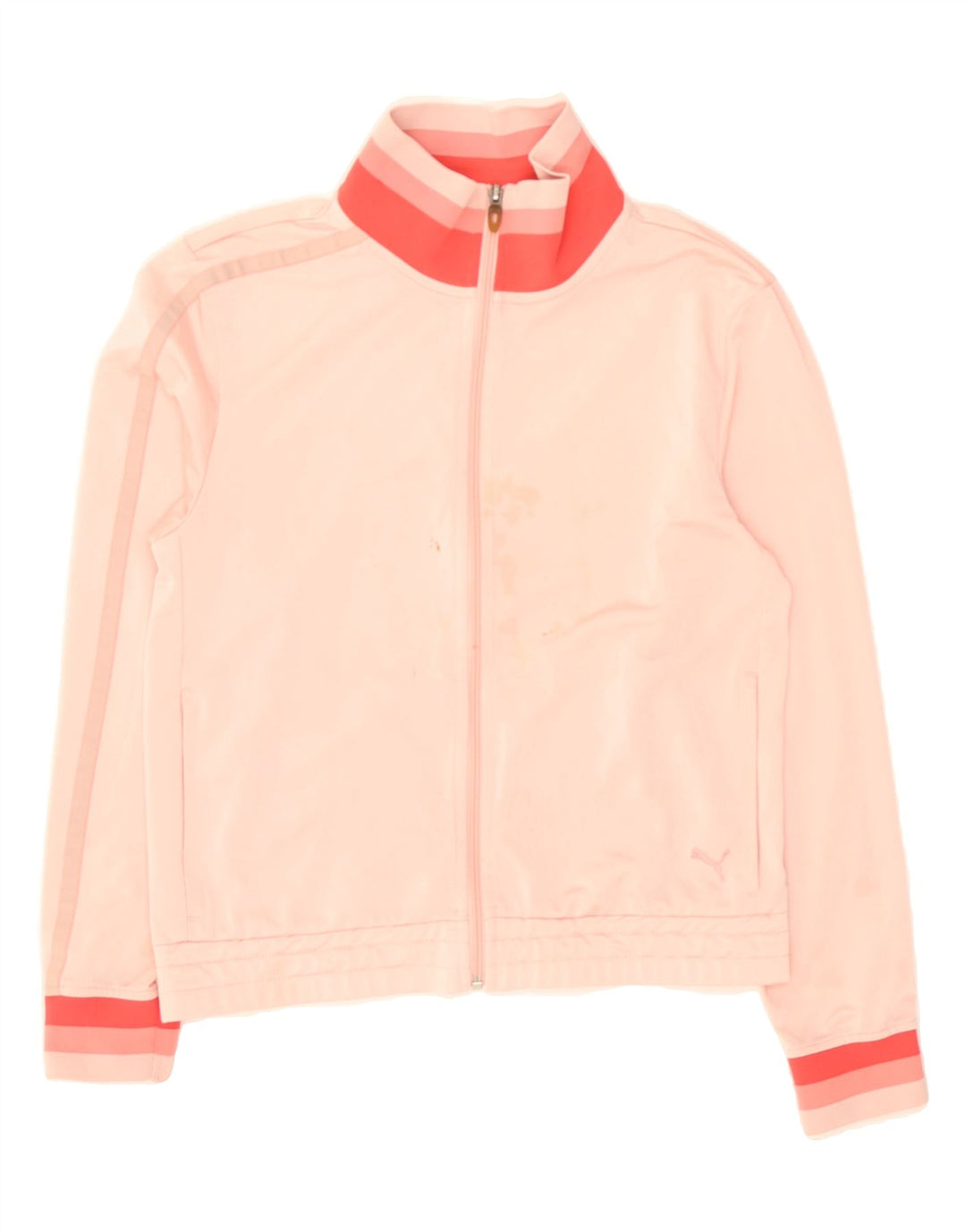 PUMA Womens Tracksuit Top Jacket UK 12 Medium  Pink Polyester Vintage Puma and Second-Hand Puma from Messina Hembry 