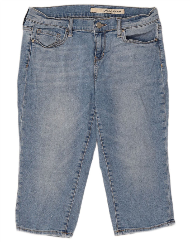 Dkny Bermudas vaqueras para mujer US 4 Small W27 Algodón azul