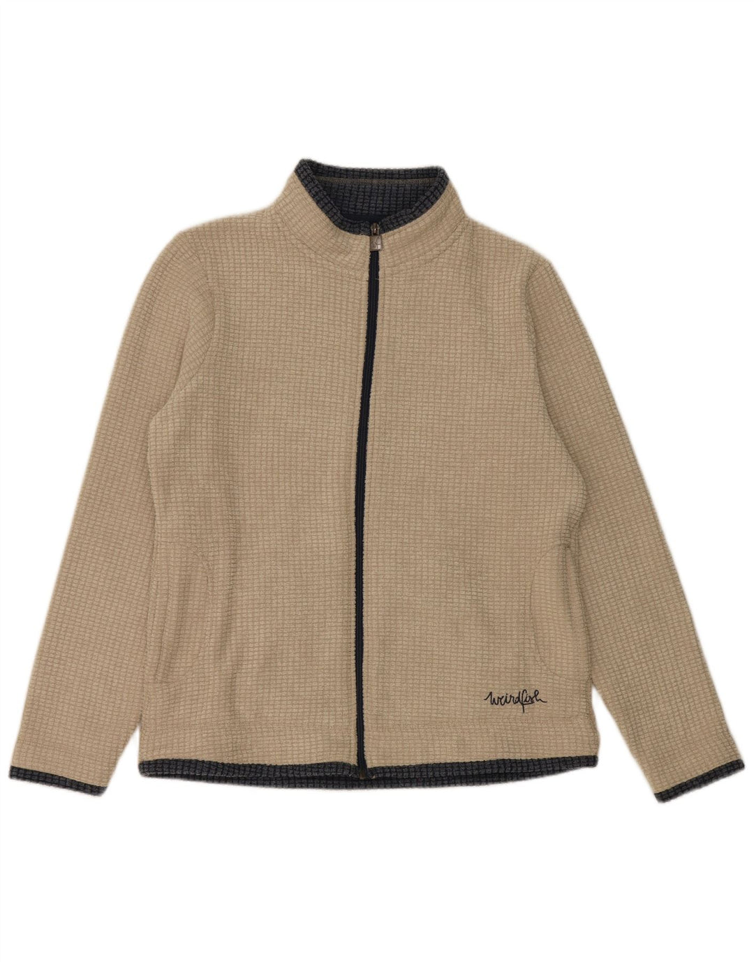 Weird Fish Chaqueta polar para mujer UK 46 Poliéster gris grande