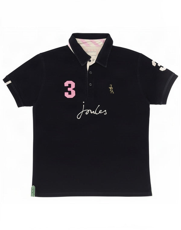 Joules Polo gráfico para mujer UK 40 XL Algodón azul marino