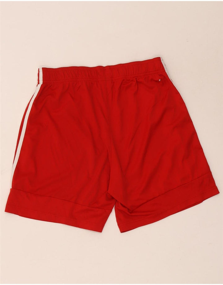 Adidas - Pantalones cortos deportivos para mujer, talla 40, poliéster rojo mediano