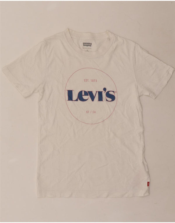 Levi's Camiseta gráfica para niño 13-14 años Blanco Algodón