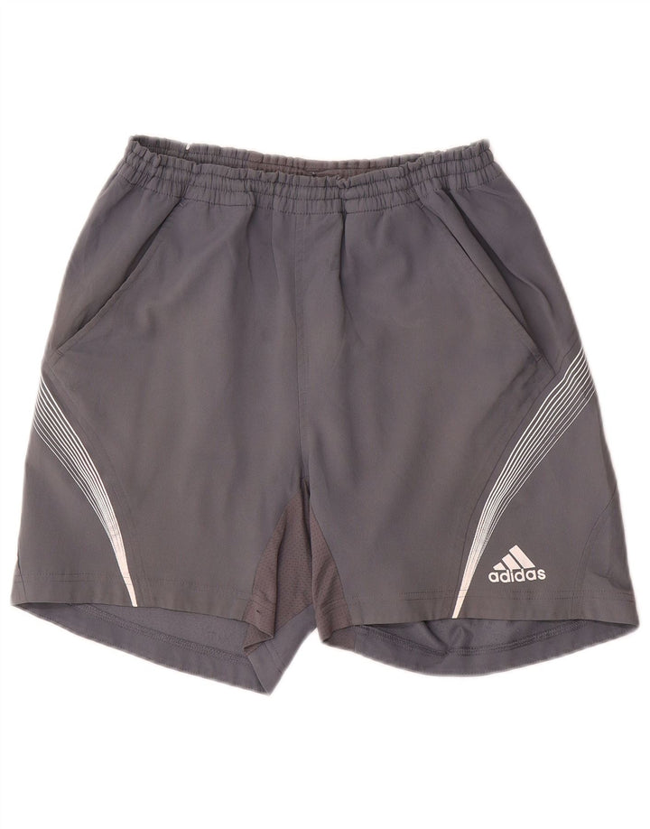 Adidas Mens Clima 365 Sport Shorts Pequeño Gris Poliéster