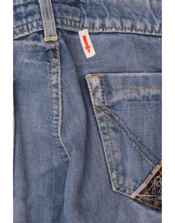 Vaqueros rectos para mujer Roy Rogers W30 L34 Algodón azul