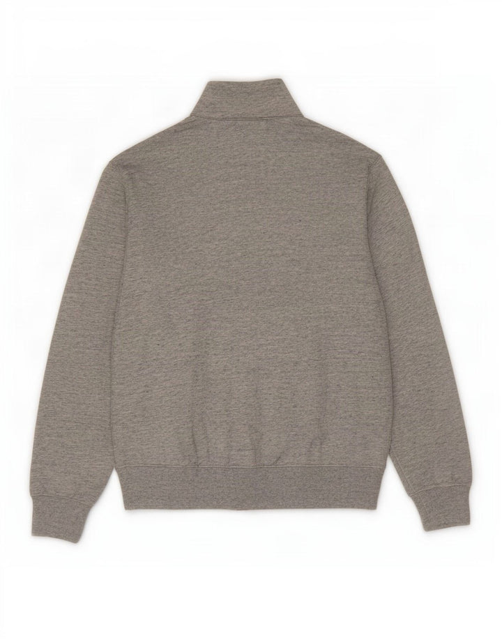 Champion Chaqueta de chándal para hombre de algodón moteado gris medio
