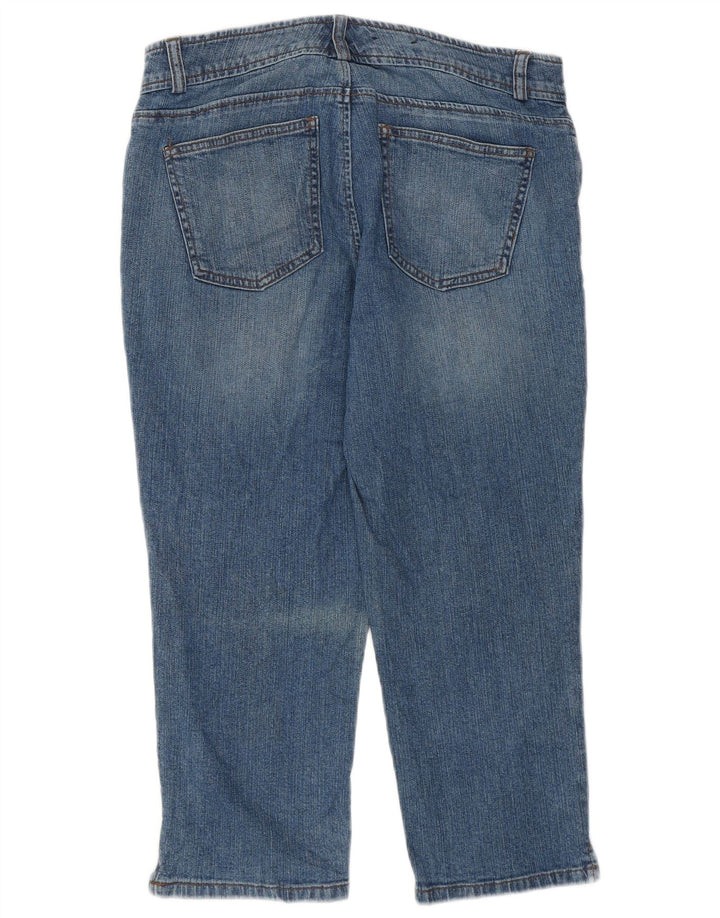 Chaps Jeans Capri para Mujer Petite US 8 Medium W30 L21 Algodón Azul