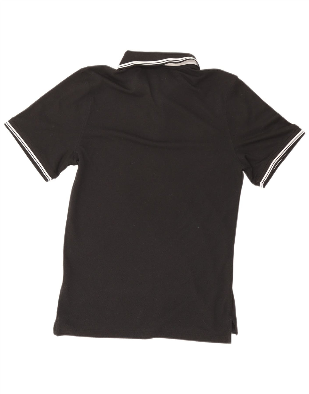 NIKE Polo Dri Fit para hombre pequeño poliéster negro