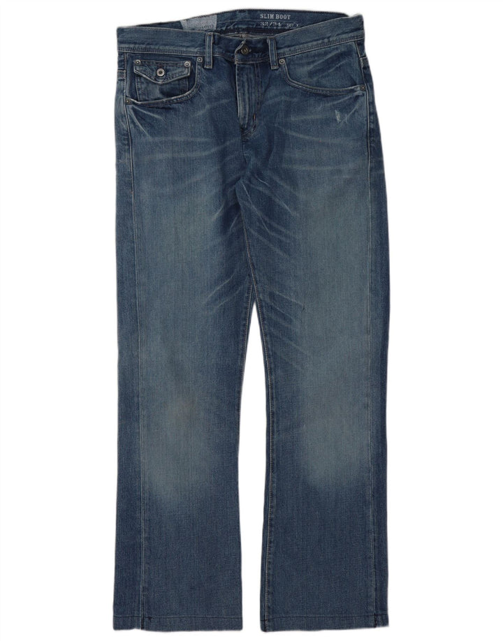 Vaqueros Levi's Mujer Slim Bootcut W32 L31 Algodón Azul