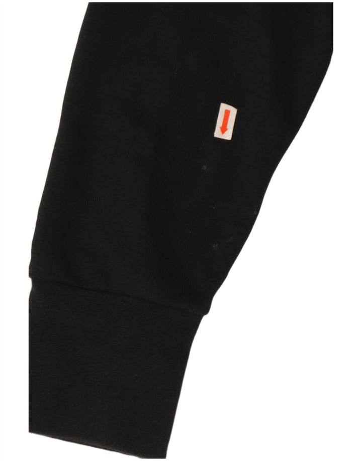 Nike - Sudadera extragrande con gráfico corto para mujer, talla 10, color negro