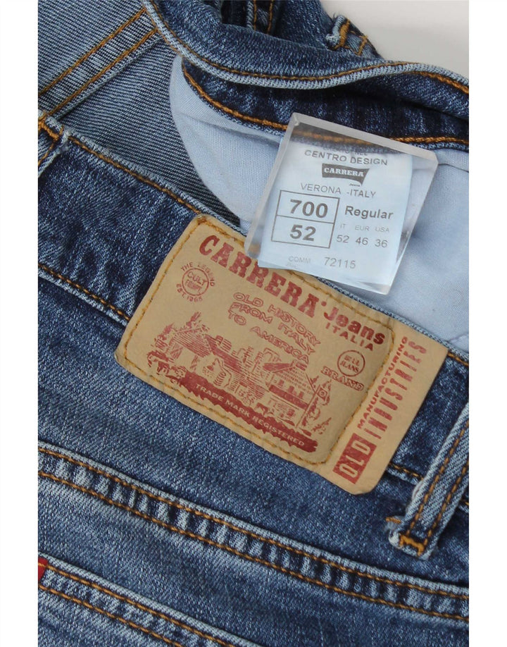 Carrera Jeans ajustados de corte regular para hombre W36 L30 Algodón azul