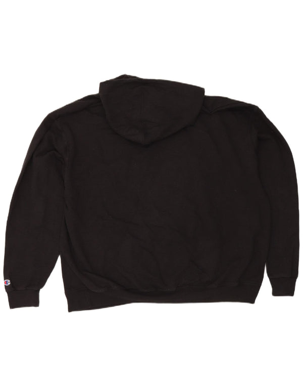 Champion Pacific Lutheran Graphic Sudadera con capucha para mujer UK 20 2XL Negro