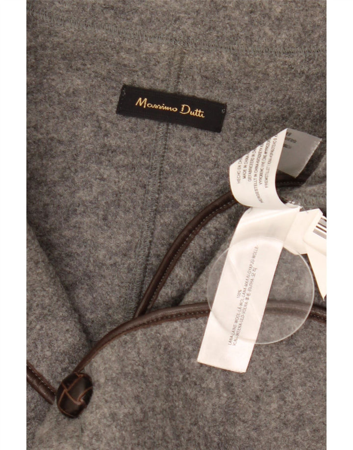 Massimo Dutti Chaqueta Blazer De 2 Botones Mujer EU 42 Grande Lana Gris