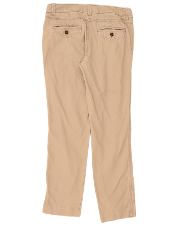 Pantalones chinos ajustados para mujer de Fat Face UK 10 Small W32 L30 Algodón beige