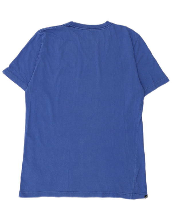 Nike - Camiseta de corte regular para hombre, color azul medio, algodón