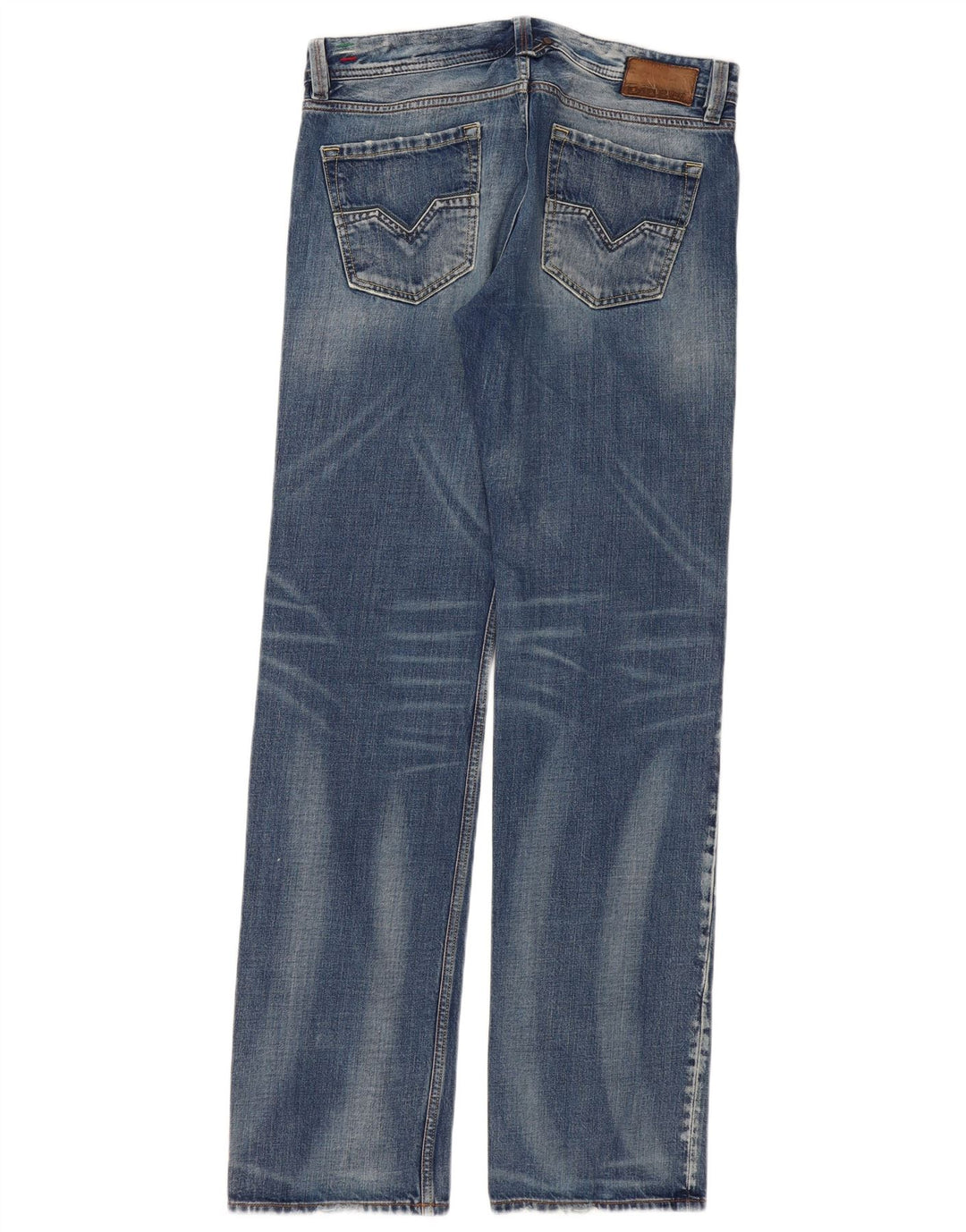 DIESEL Vaqueros rectos Larkee para hombre W32 L34 Algodón azul