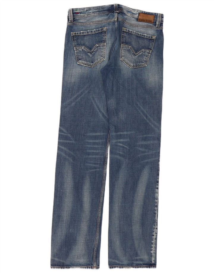 DIESEL Vaqueros rectos Larkee para hombre W32 L34 Algodón azul