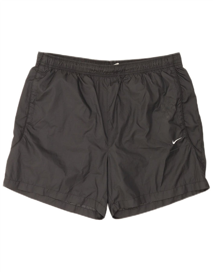 Nike Pantalones cortos deportivos para hombre XL Gris Poliéster