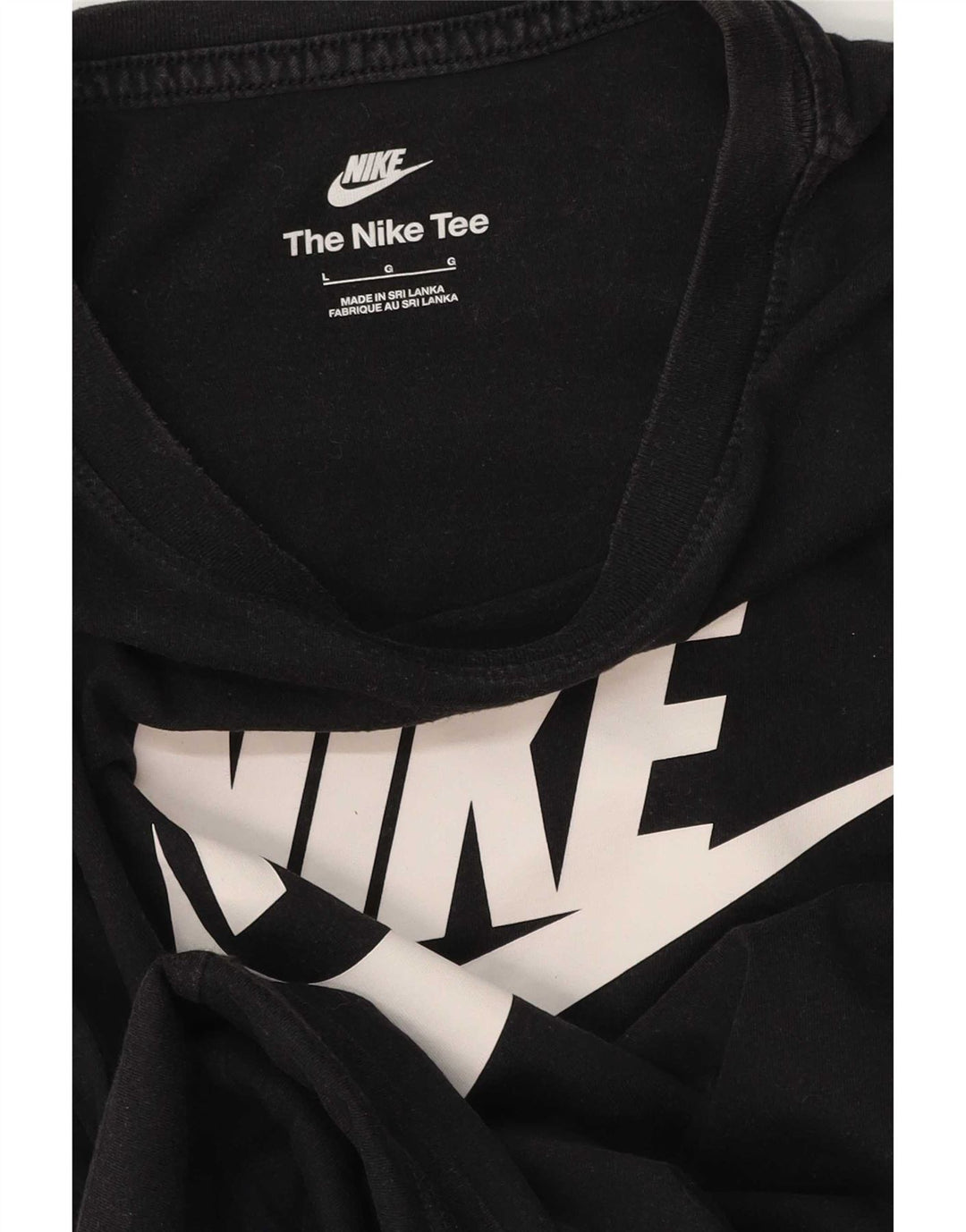 Nike - Camiseta gráfica para hombre, talla grande, color negro
