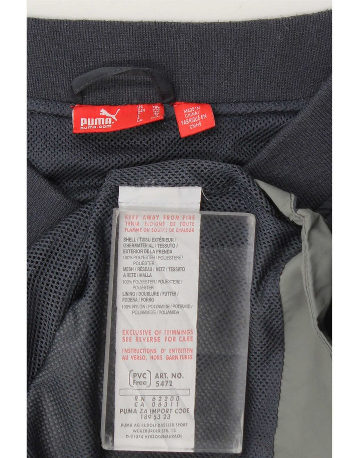 Zara Camiseta de chándal para niño 13-14 años Gris Colorblock Poliéster