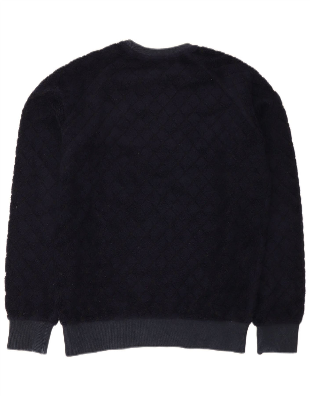 MSGM Sudadera para Hombre Jumper Small Azul Marino Argyle/Diamond Wool