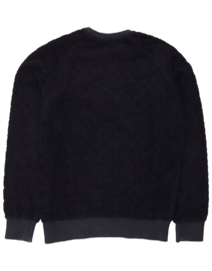 MSGM Sudadera para Hombre Jumper Small Azul Marino Argyle/Diamond Wool