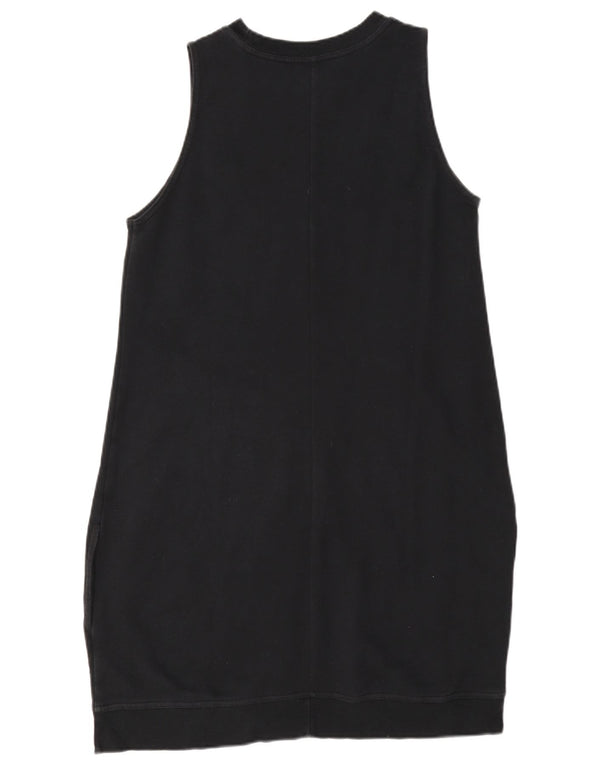 Nike Vestido tipo sudadera sin mangas para mujer UK 44 Grande Algodón negro