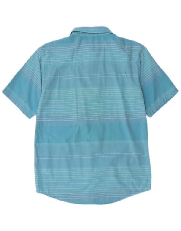 Calvin Klein Jeans Camisa Manga Corta Niño 15-16 Años XL Azul Rayas