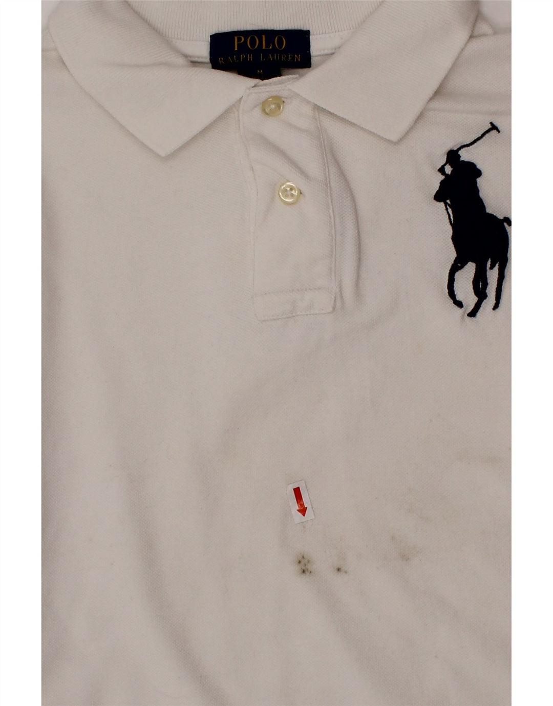POLO RALPH LAUREN Polo gráfico para niño 10-11 años Mediano Blanco