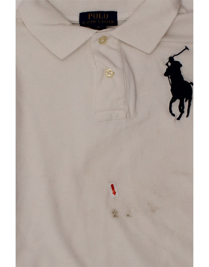 POLO RALPH LAUREN Polo gráfico para niño 10-11 años Mediano Blanco