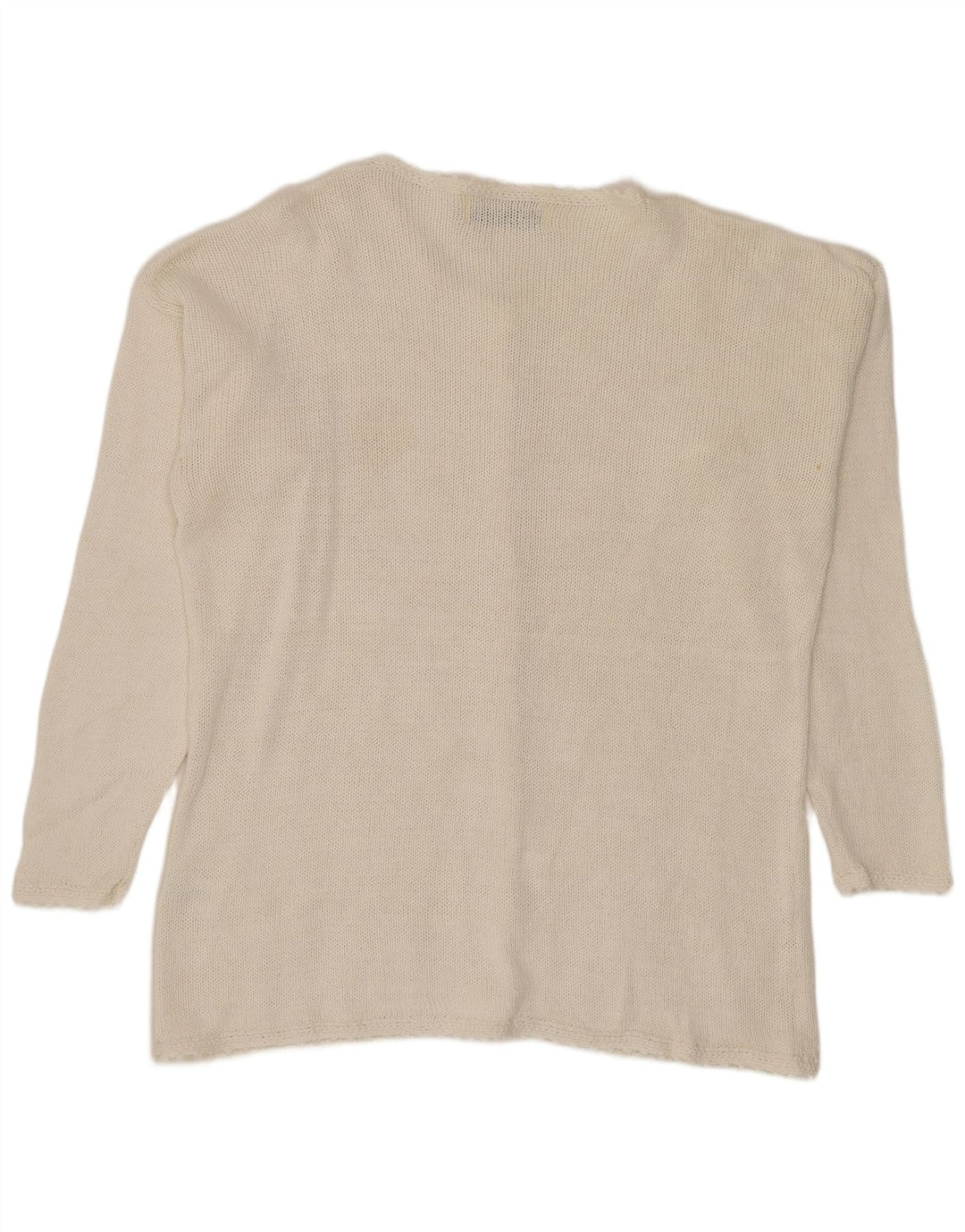 Paramour - Cárdigan para mujer, talla única, ramio floral blanco