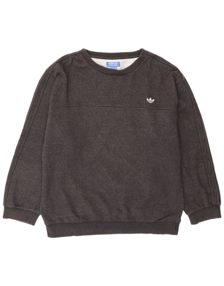 Adidas Hombre Sudadera Jumper XL Gris Algodón