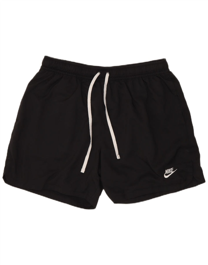 Nike - Pantalones cortos deportivos para hombre, talla grande, poliéster negro