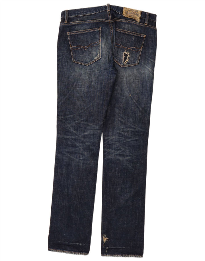 Ralph Lauren Vaqueros Slim Mujer W30 L34 Azul Marino