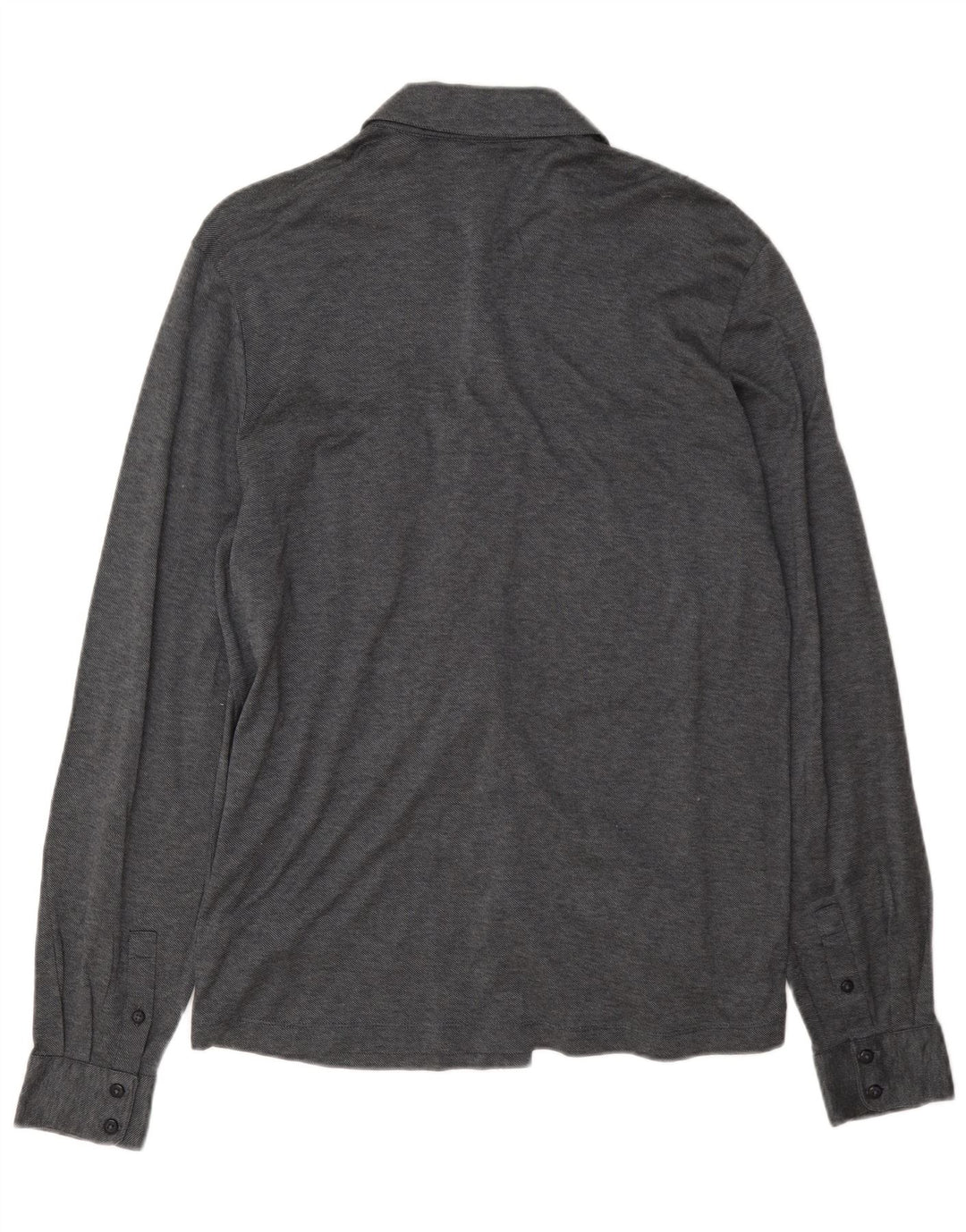 Camisa Hugo Boss Hombre Slim Fit Algodón Gris Grande