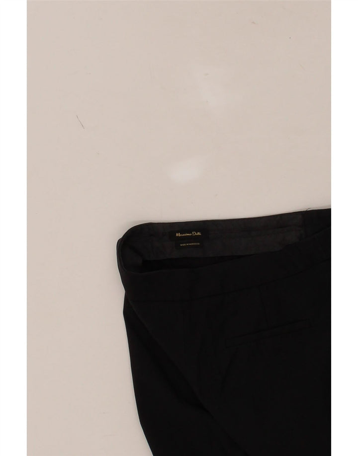 MASSIMO DUTTI Womens Straight Casual Trousers W26 L27 Black Vintage Massimo Dutti and Second-Hand Massimo Dutti from Messina Hembry 
