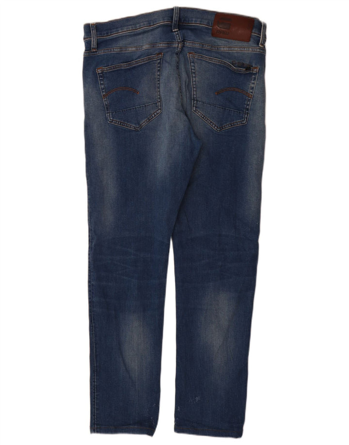 Vaqueros ajustados para hombre G-Star W34 L32 Algodón azul