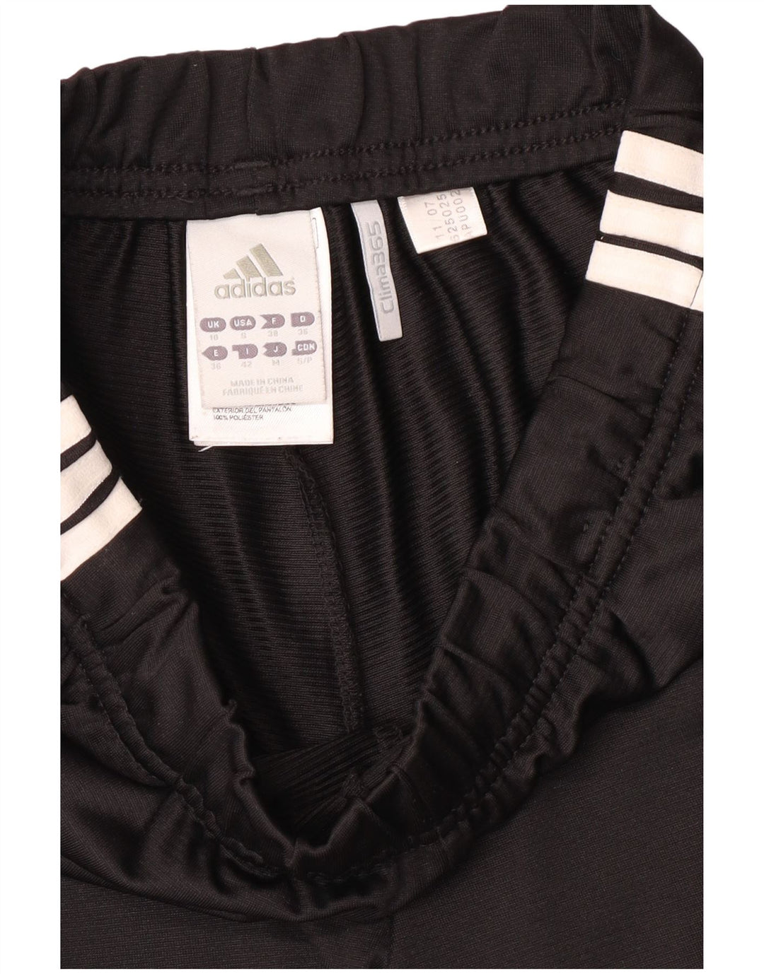 Adidas Clima 365 Pantalones de Chándal para Mujer UK 10 Small Negro Poliéster