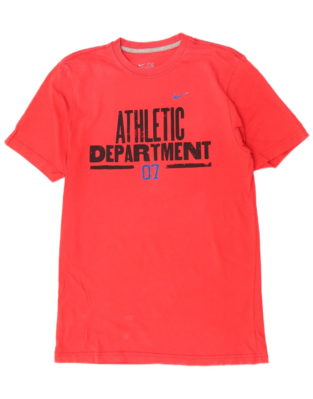 Nike Camiseta con gráfico de ajuste estándar para hombre, talla mediana, color rojo