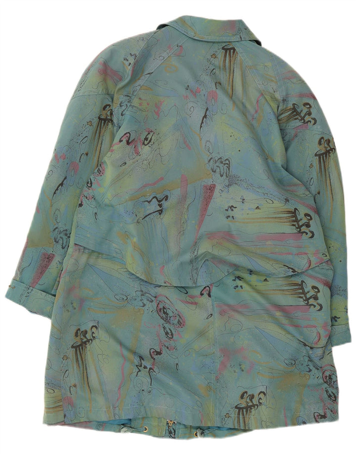 VALMELINE Abrigo extragrande para mujer EU 36 Bloque de color azul pequeño