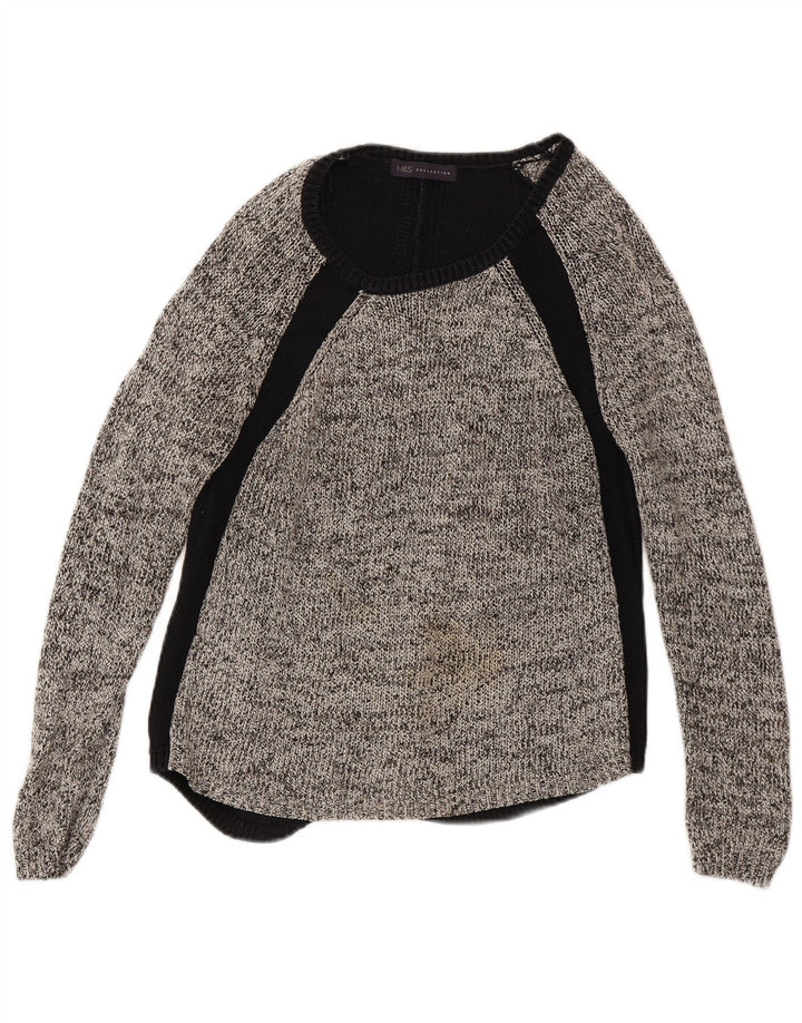Marks & Spencer - Jersey para mujer con cuello barco, talla 40, talla M, color negro