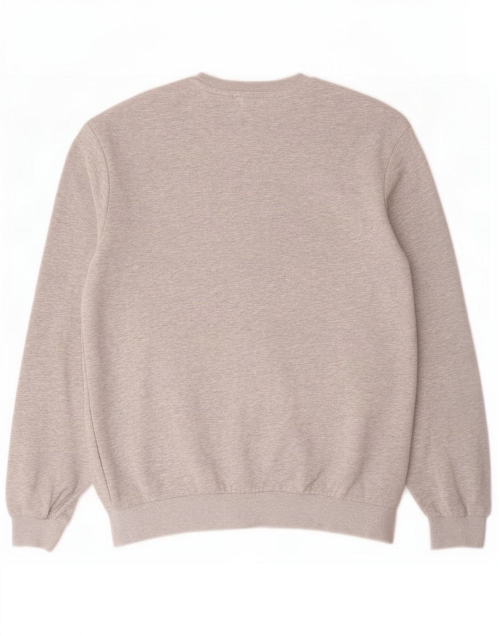 Fila Hombre Sudadera Jumper Small Gris Moteado Algodón