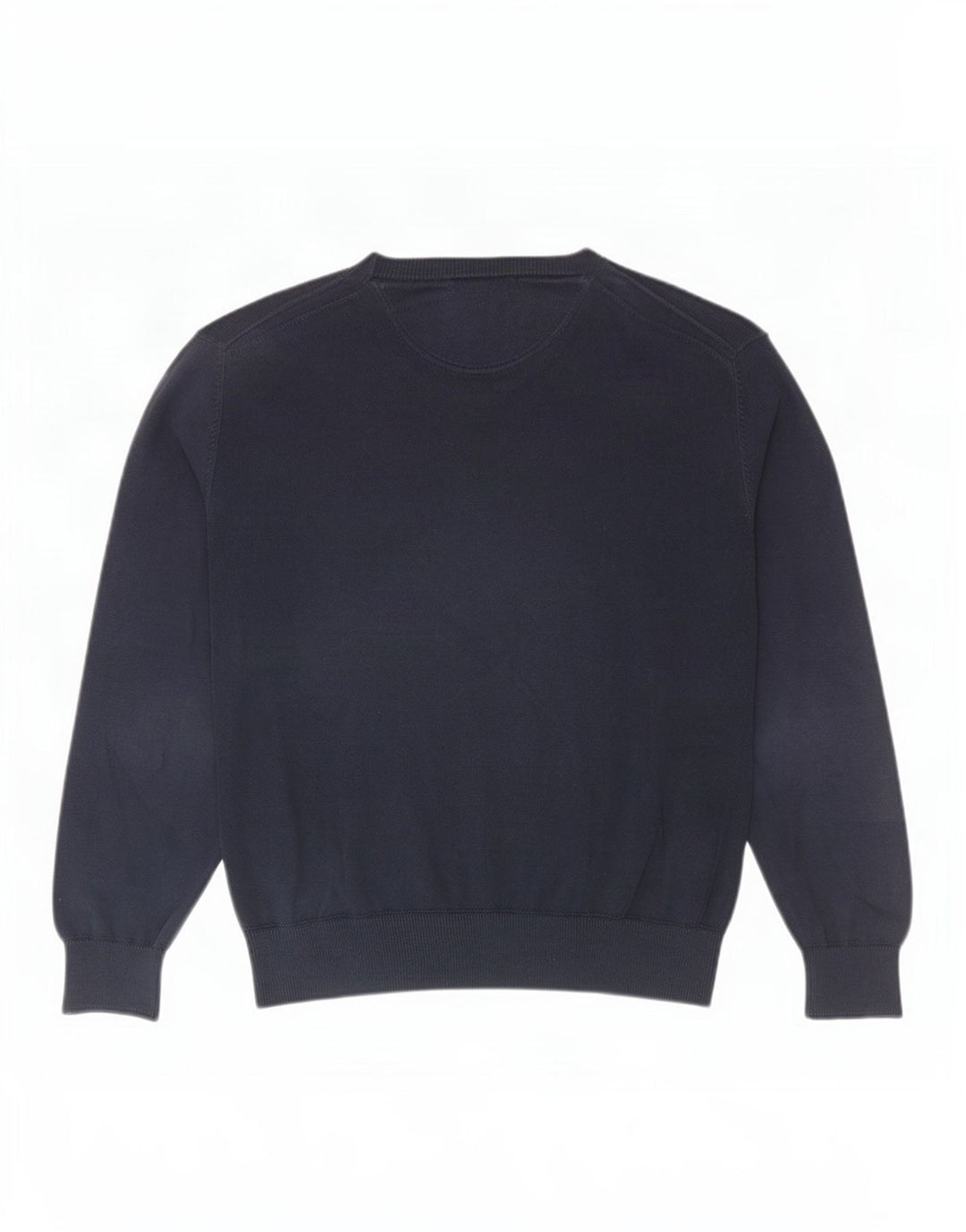 Timberland Jersey con cuello en V para hombre, suéter mediano de algodón azul marino