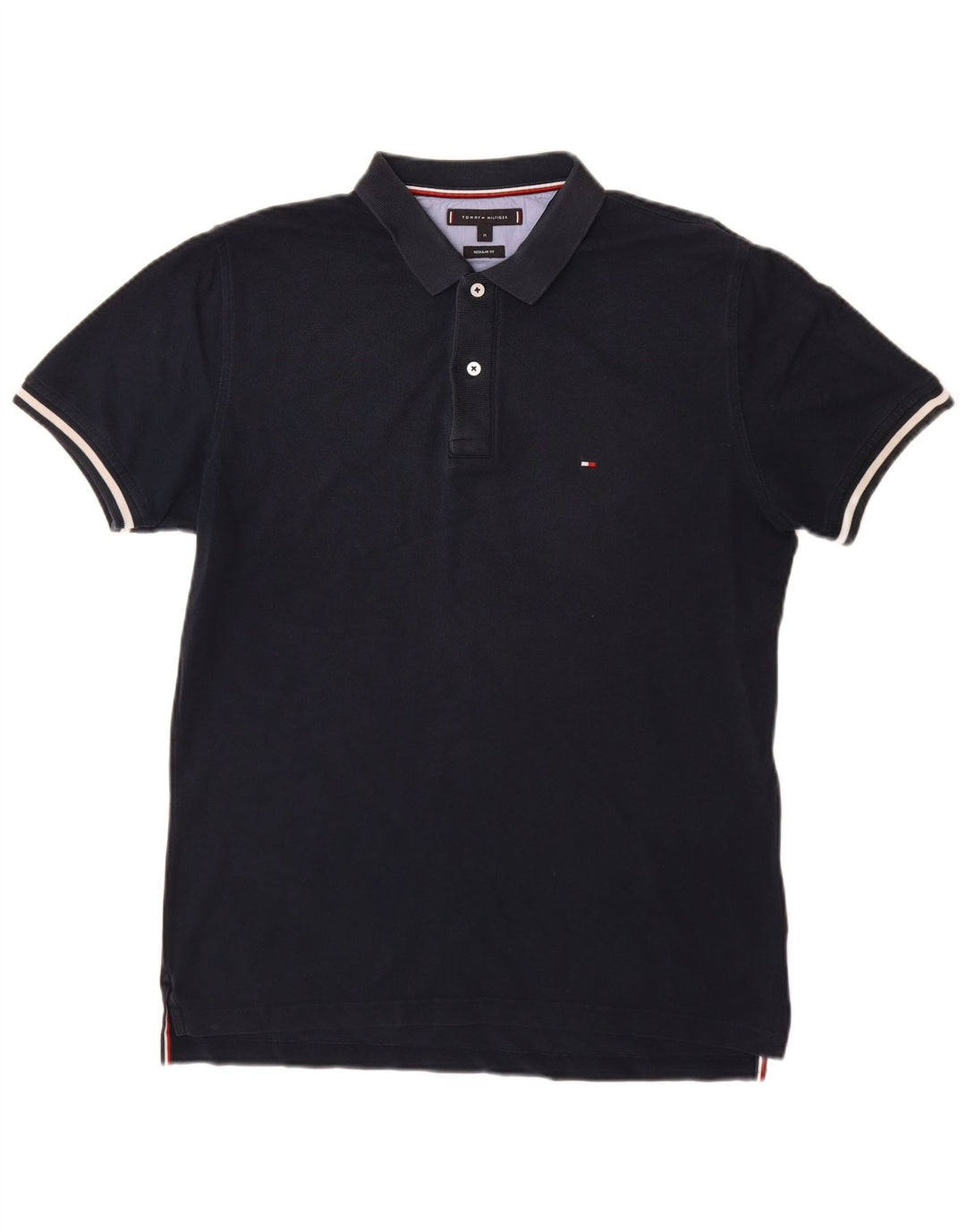 Polo Tommy Hilfiger Hombre Regular Fit Azul Marino Medio