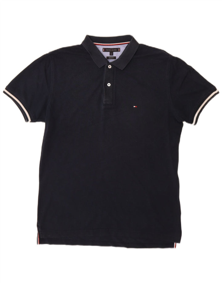 Polo Tommy Hilfiger Hombre Regular Fit Azul Marino Medio
