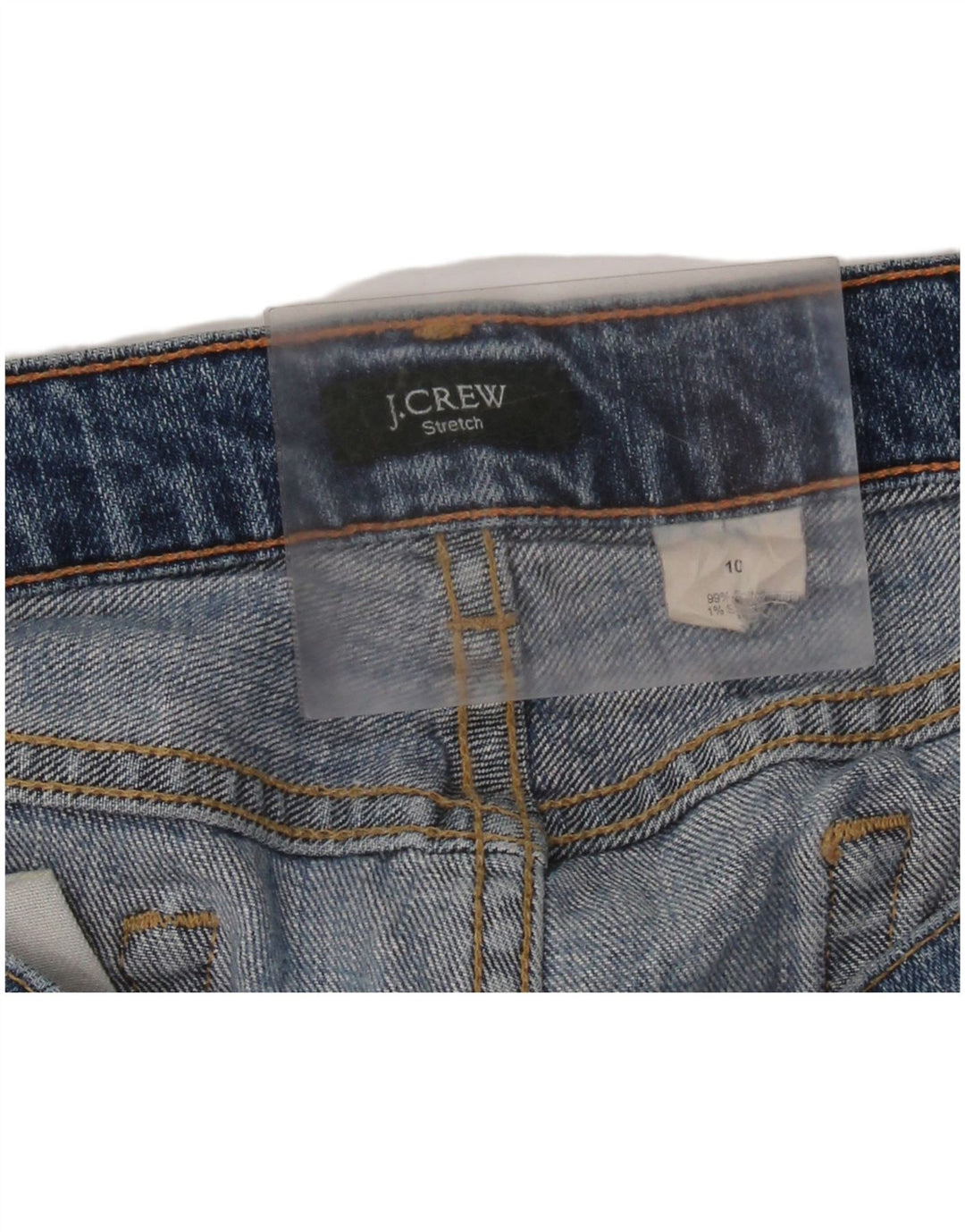 J. CREW Vaqueros rectos para mujer US 10 Grande W34 L29 Azul