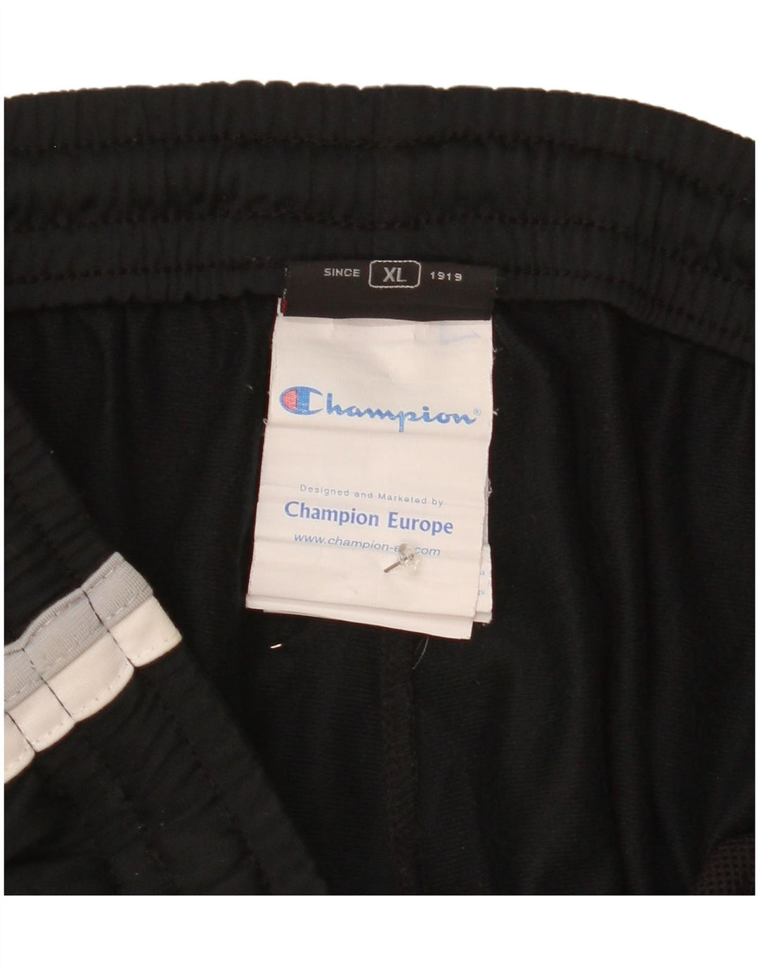 Champion Pantalones De Chándal Hombre XL Negro Colorblock Poliéster