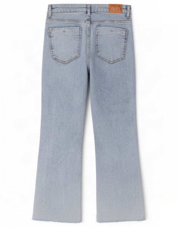Zara Jeans Bootcut para mujer EU 38 Small W28 L26 Azul
