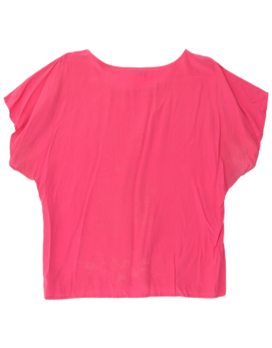 MARELLA Blusa para Mujer Top UK 46 Grande Seda Rosa