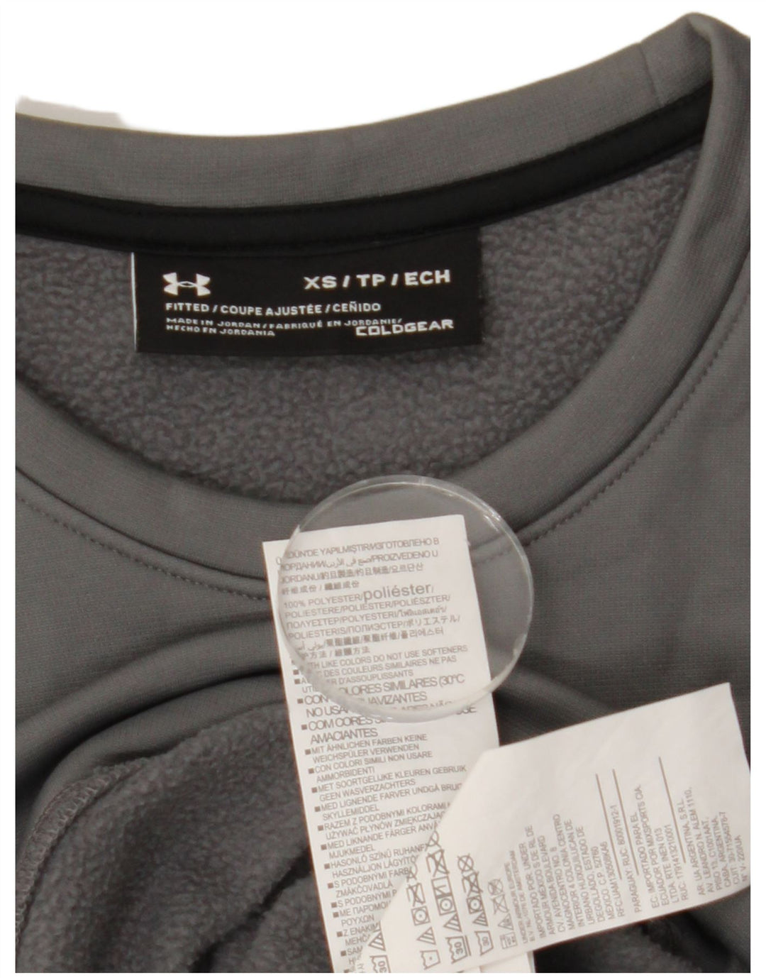 Under Armour Hombre Cold Gear Sudadera Jumper XS Gris Poliéster