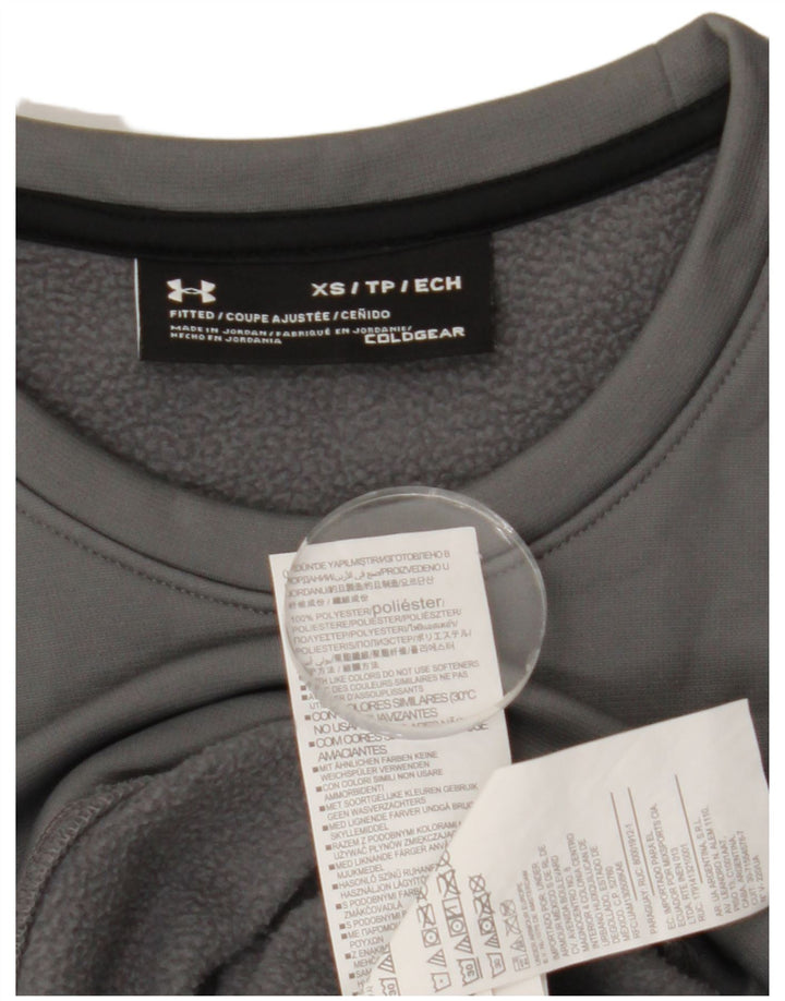 Under Armour Hombre Cold Gear Sudadera Jumper XS Gris Poliéster